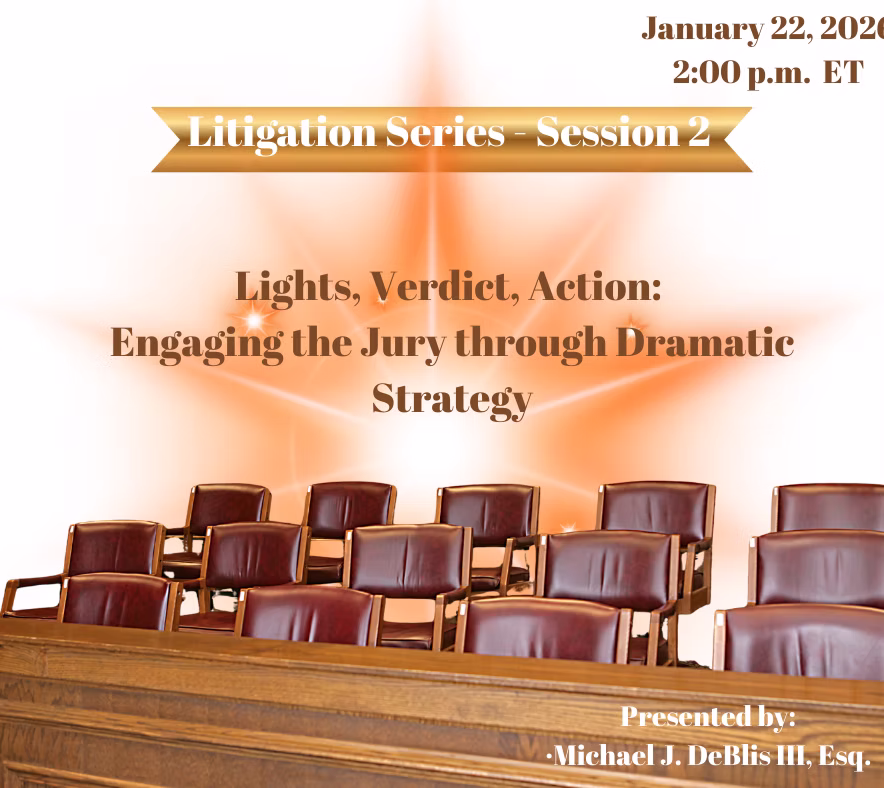 Lights, Verdict, Action